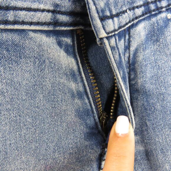 L.A. Concepts Y2k Vintage High Rise Yoke Jeans Bling Tattoo Size 24" - Picture 10 of 11